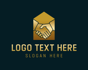 Real Estate Realtor Handshake logo