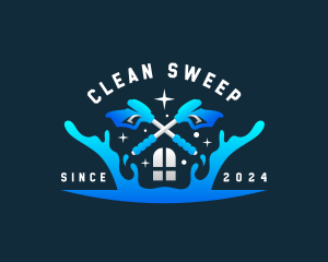 Power Washer Cleaning logo design