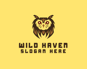 Wild Owl Bird logo design