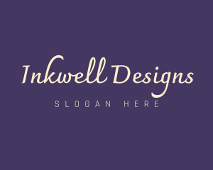 Stationery Calligraphy Business logo