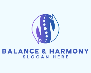 Spine Hand Therapist logo design