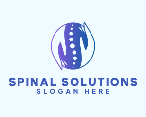 Spine Hand Therapist logo design