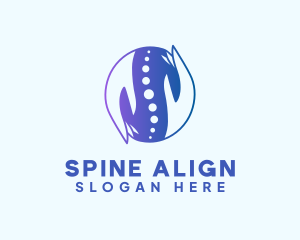 Spine Hand Therapist logo design