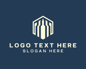 Geometric Hexagon Business logo