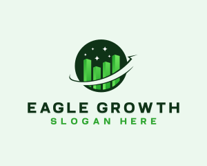 Chart Growth Finance logo design