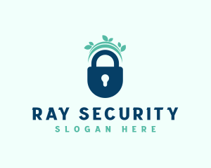 Nature Lock Security logo design