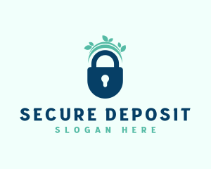 Nature Lock Security logo design