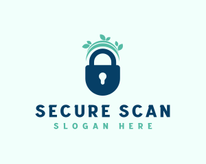 Nature Lock Security logo design