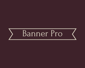 Generic Serif Banner logo design