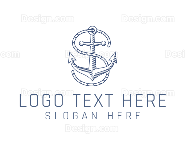 Marine Clothing Letter S Logo