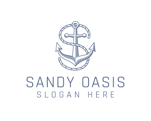 Marine Clothing Letter S logo design