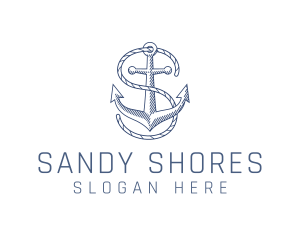 Marine Clothing Letter S logo design