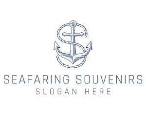 Marine Clothing Letter S logo design