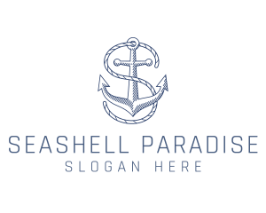 Marine Clothing Letter S logo design