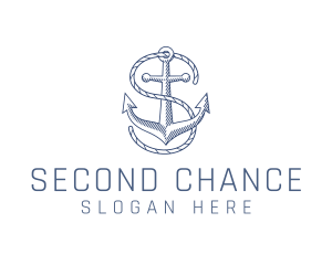 Marine Clothing Letter S logo design