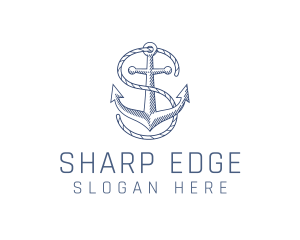 Marine Clothing Letter S logo design