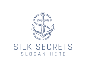 Marine Clothing Letter S logo design