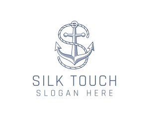 Marine Clothing Letter S logo design