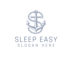 Marine Clothing Letter S logo design