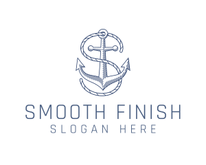 Marine Clothing Letter S logo design