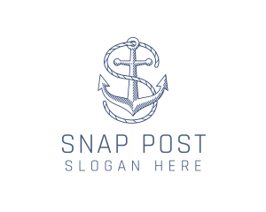 Marine Clothing Letter S logo design