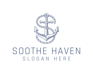 Marine Clothing Letter S logo design