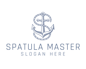 Marine Clothing Letter S logo design