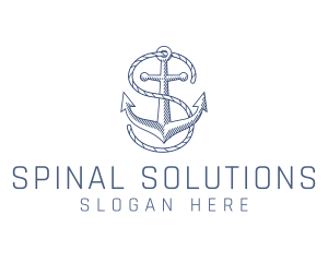 Marine Clothing Letter S logo design