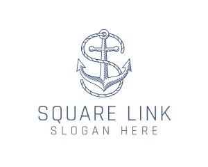 Marine Clothing Letter S logo design