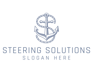 Marine Clothing Letter S logo design