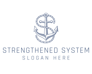 Marine Clothing Letter S logo design