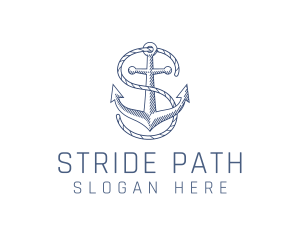 Marine Clothing Letter S logo design