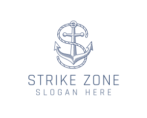 Marine Clothing Letter S logo design