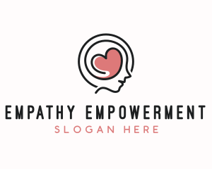 Mental Heart Psychology  logo design