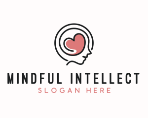 Mental Heart Psychology  logo design