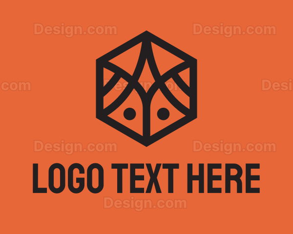 Simple Geometric Insect Logo