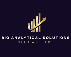 Finance Capital Growth Analytics logo design