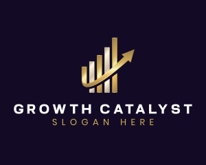 Finance Capital Growth Analytics logo design