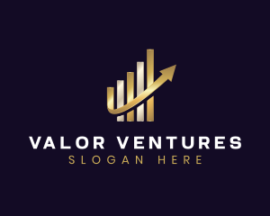 Finance Venture Capital Analytics logo design