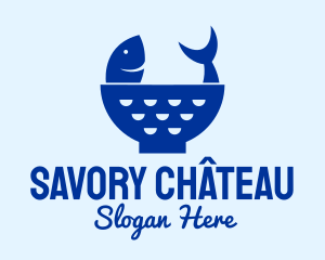 Fish Bowl Colander logo design