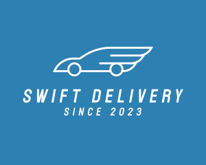 Car Wing Delivery logo design