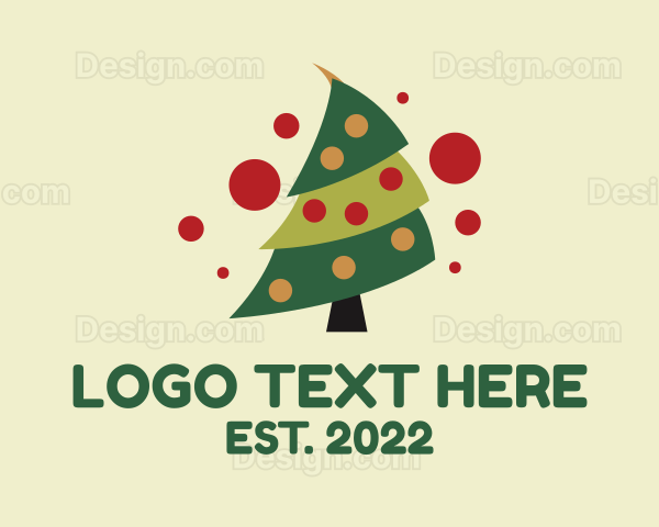 Christmas Tree Bauble Logo