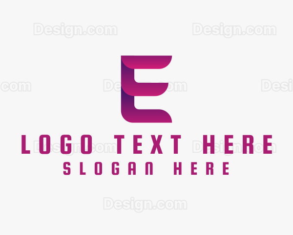 Creative Studio  Letter E Logo