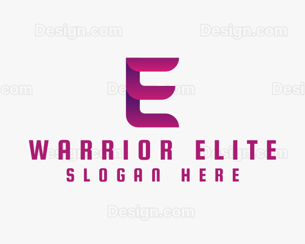 Creative Studio  Letter E Logo