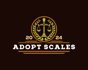 Scales Law Justice logo design