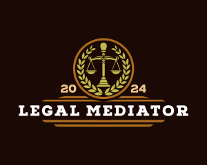 Scales Law Justice logo design