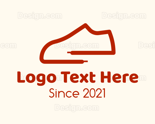 Minimalist Shoelace Sneakers Logo