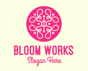 Pink Fancy Pattern logo design