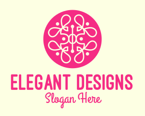 Pink Fancy Pattern logo design