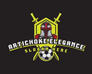 Varsity Knight Soccer logo design